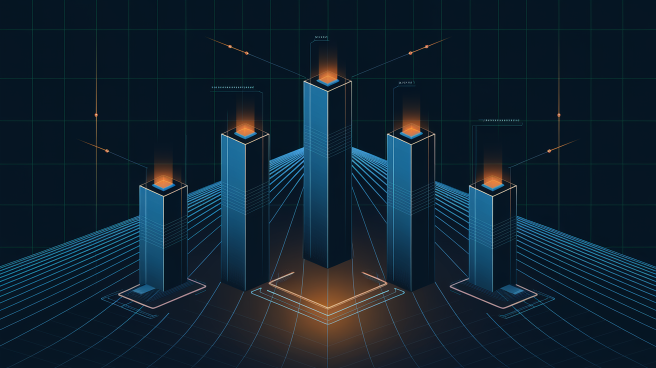 Five interconnected pillars visualising organisational AI readiness dimensions