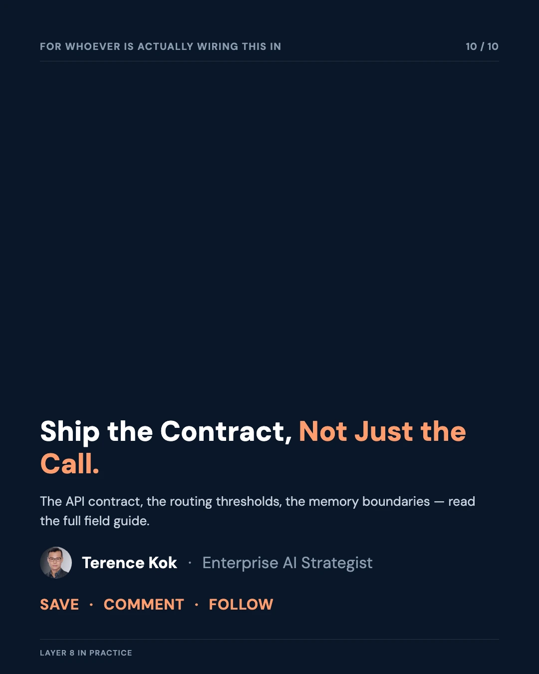 Carousel slide 10: closing call to action