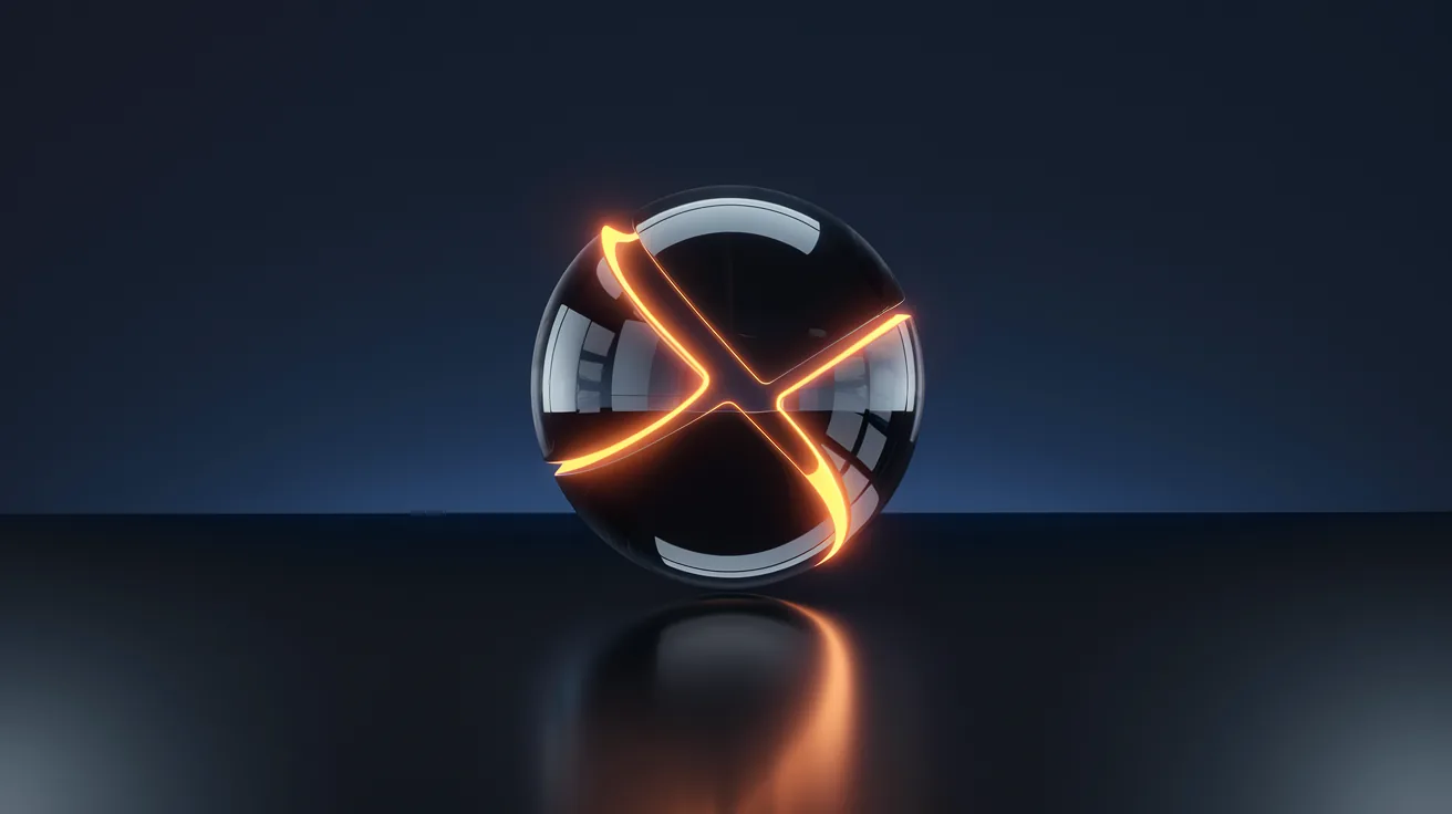Glowing orange fracture lines through a glass sphere, representing reversible versus irreversible risk