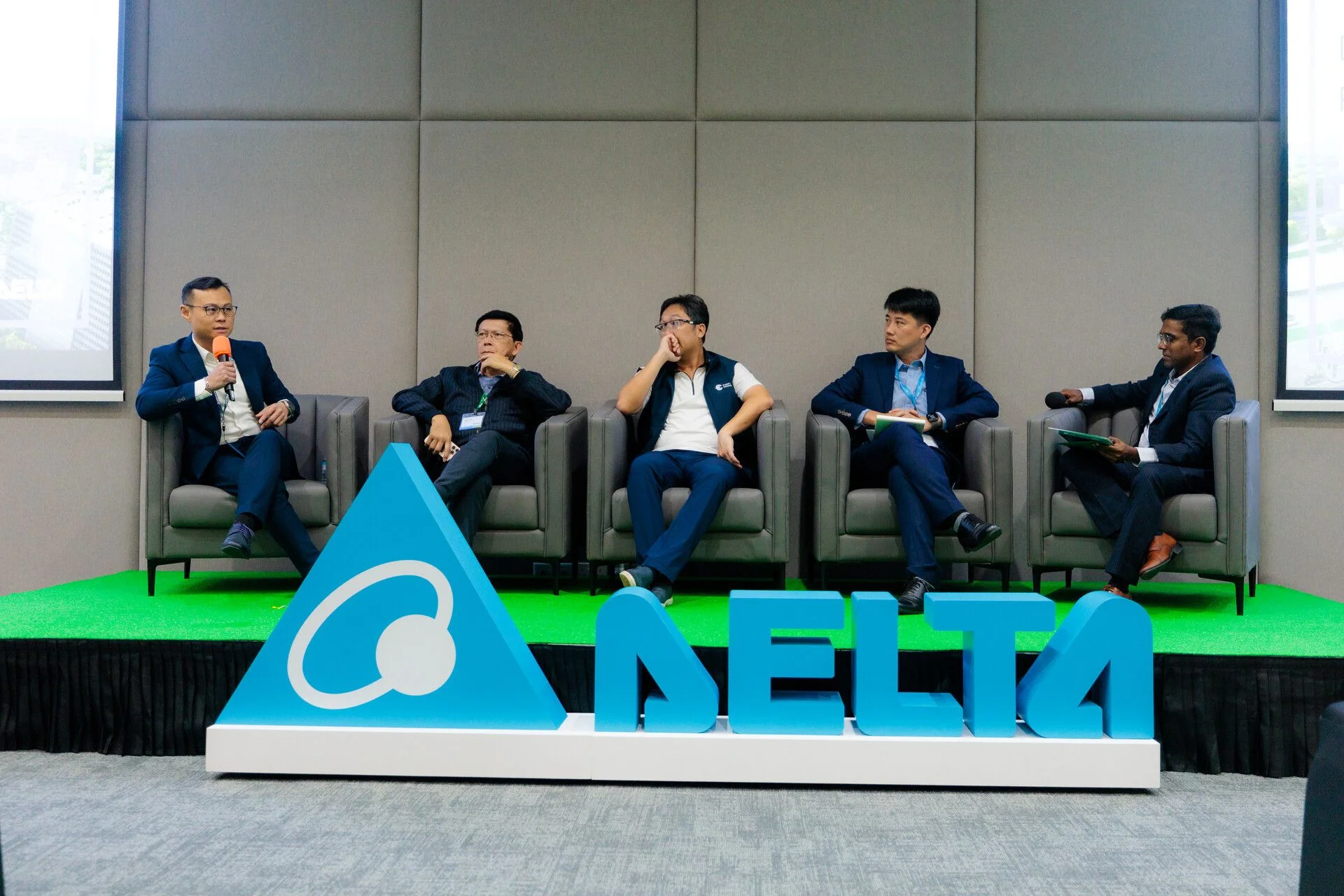 Terence Kok on panel at Delta Future Forward 2025, Integrated Solutions for a Resilient Tomorrow, hosted by Delta Electronics